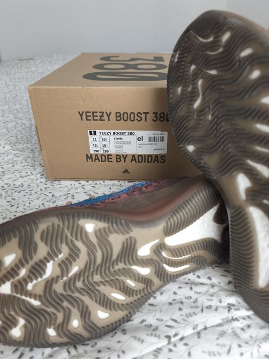 Adidas Yeezy Boost 380 Azure 45 ⅓- noi - originali - cutie
