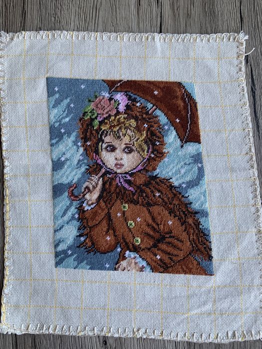 Ушити гоблени , качествени конци и материали