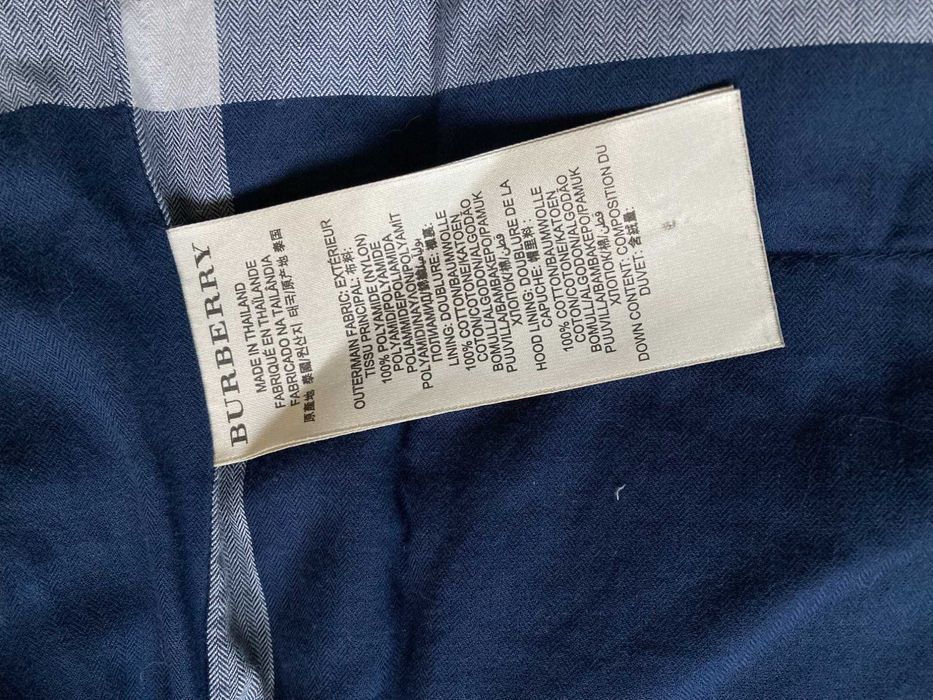 Оригинален BURBERRY BRIT мъжки пухен елек с гъши пух размер М