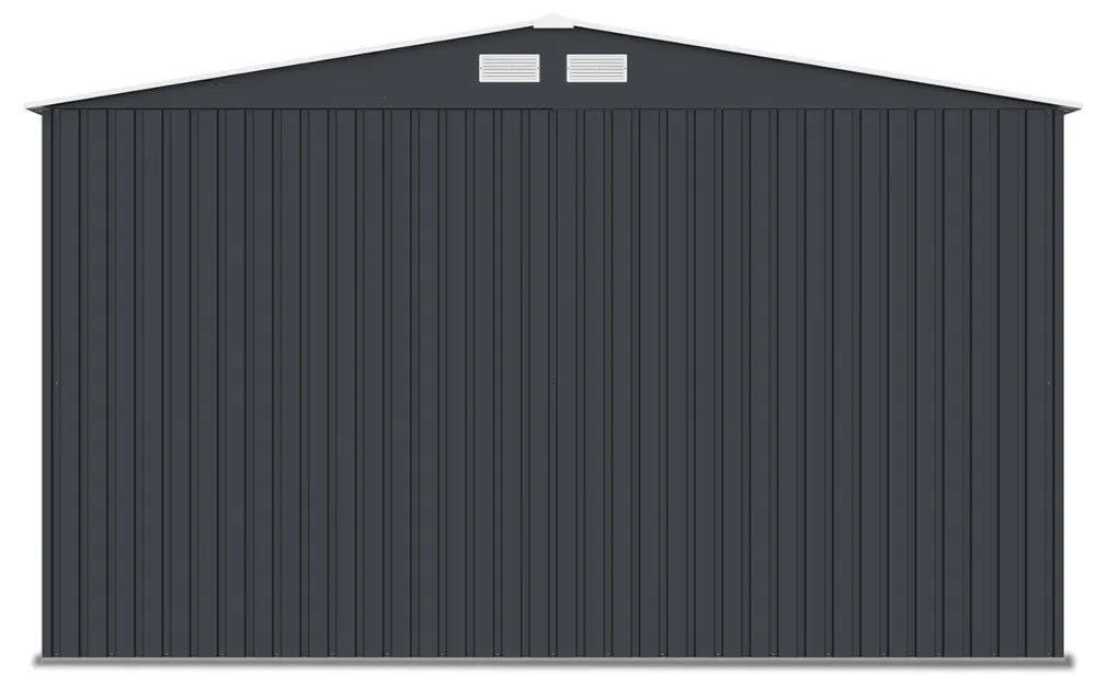 Метален гараж за автомобил Kingston цвят Антрацит 5.4х3.8х2.3м 19.6квм