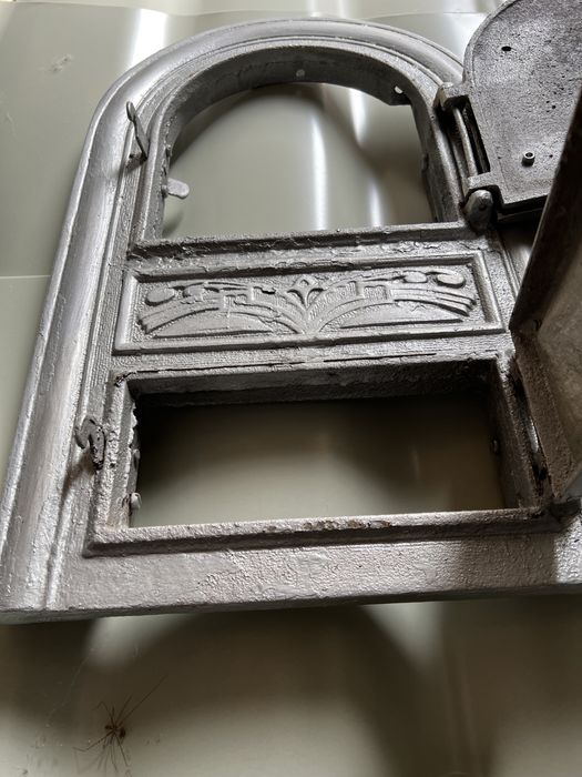 Portita Poarta Usa Soba dubla din Fonta ca Noua ! Poze reale !