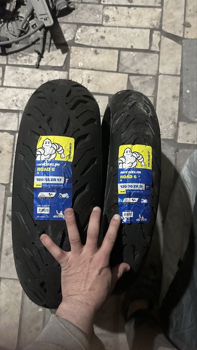 Мото резина michelin road 6