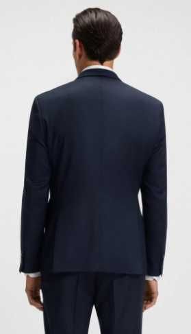 Sacou blazer slim 48 M Hugo Boss lana Guabello Super 120's dark navy