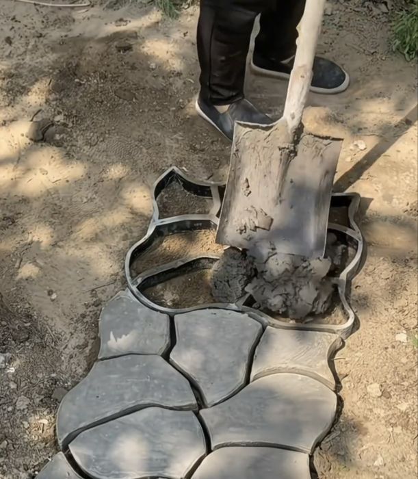 Формы для заливки брусчатки