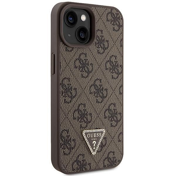 Guess guhcp15sp4tdscpw iphone 15 / 14 / 13 6.1" brown hardcase crossbo
