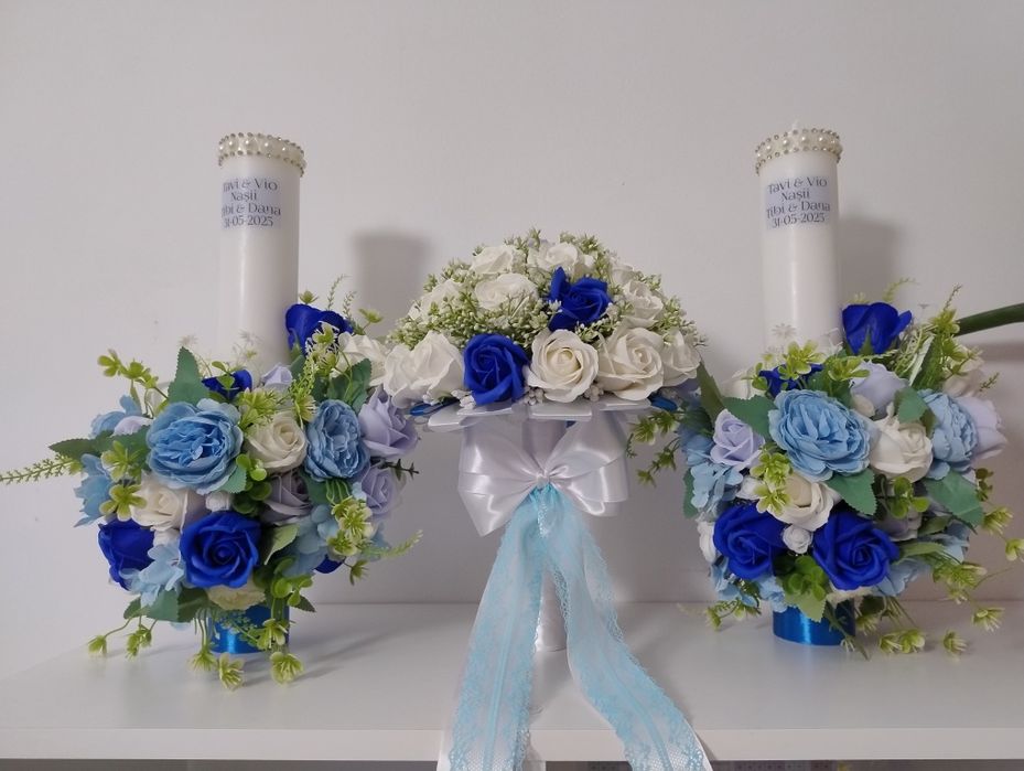 Buchete mireasa/nașa Lumânări de nunta/botez