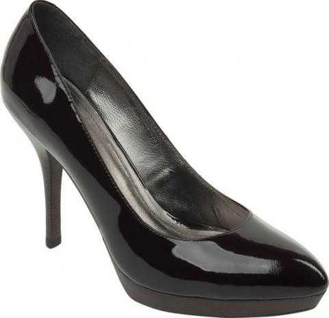 Туфли RiaRosa, новые, р-р 35, цвет бордо (темный), лакированная кожа