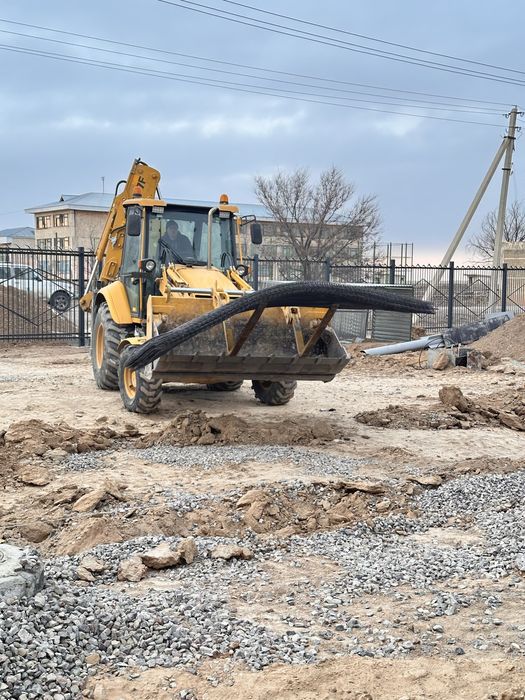 Экскаватор погрузчик. 3в1 Петушок и Трактор