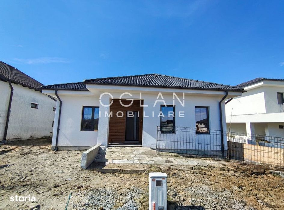 Casa moderna pe un singur nivel, Selimbar 130 mp