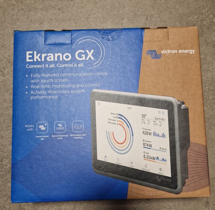 Victron Ekrano GX & Energy Meter VM-3P75CT  &  Lynx Shunt 1000 M8