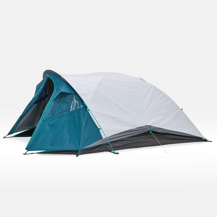 Cort de camping 3 locuri, Mh100 Xl Fresh - produs resigilat Decathlon