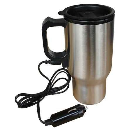 Cana termos auto cu adaptor pentru priza de masina 400ml sau 450ml,nou