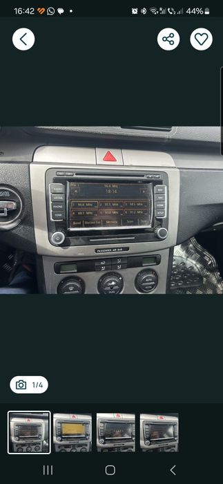 Navigatie Passat B6 (Ansamblu maneta semnalizare si Volan +Airbag)