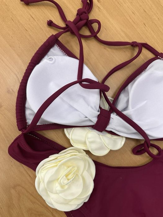 Дамски бански с 3D цветя