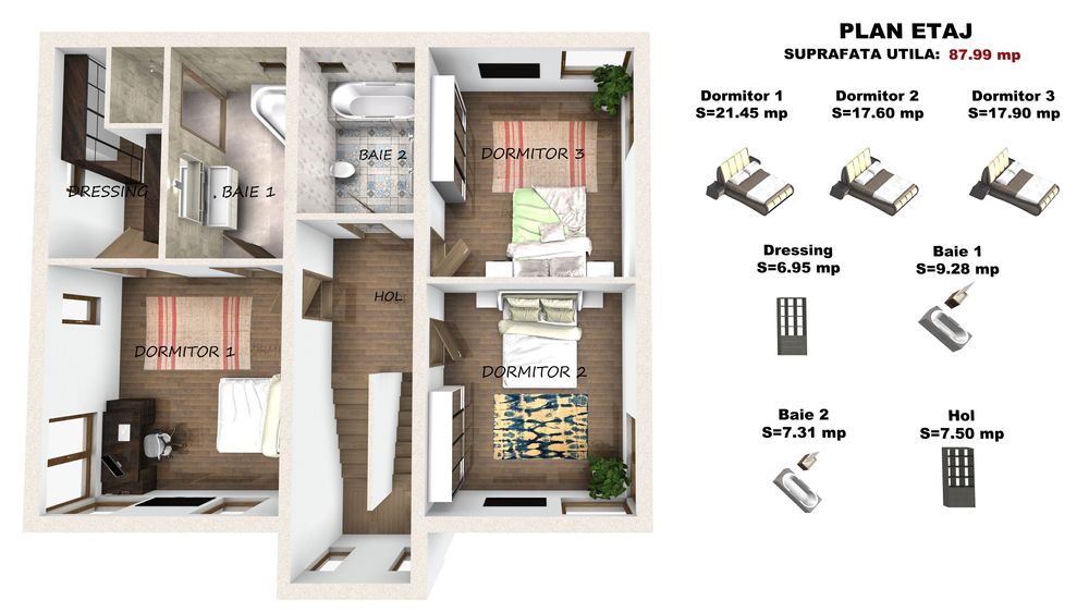 Proiecte de arhitectură case eficiente, moderne și bine structurate