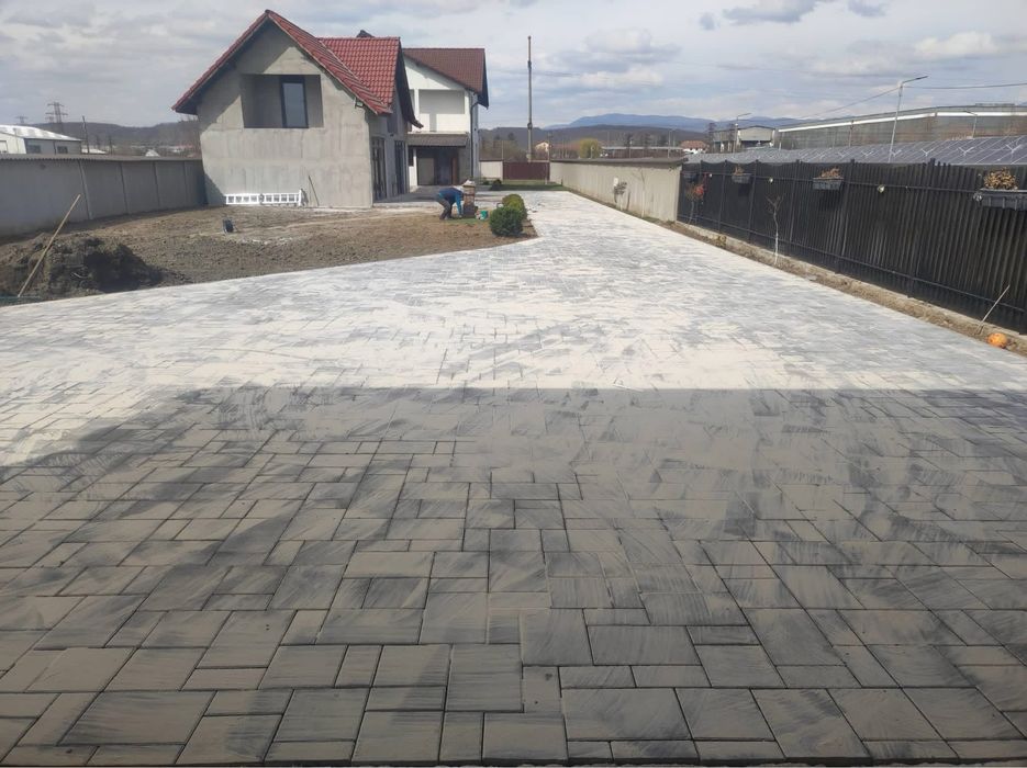 Montaj pavele,piatra cubica si piatra sparta