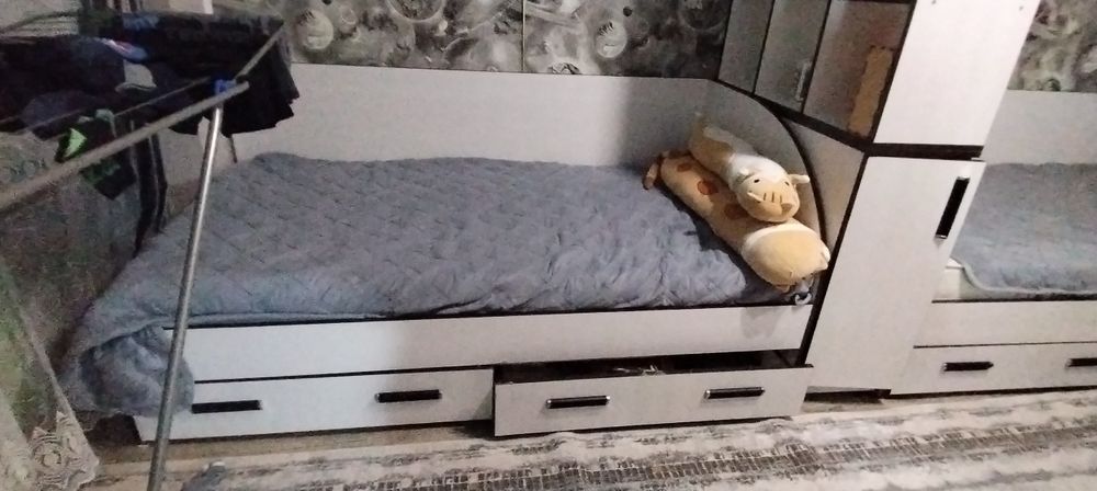 Кровать на двоих с матрасом