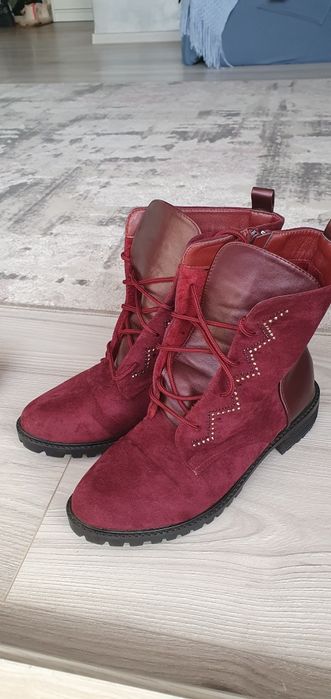 Ghete damă catifea cu ștrasuri