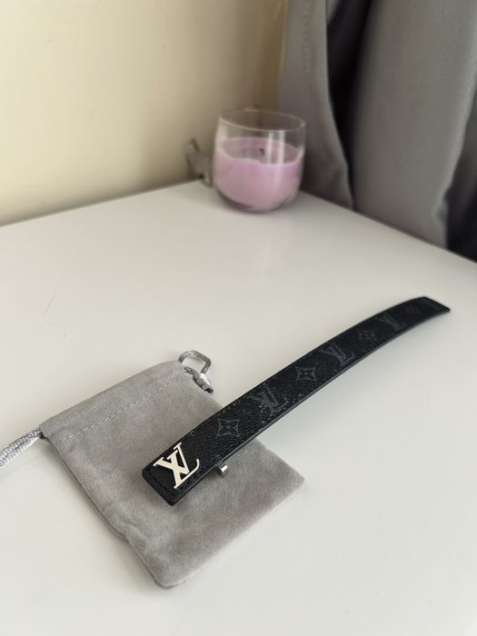 LV Луксозна Monogram гривна – Черна / Кафява – Топ модел