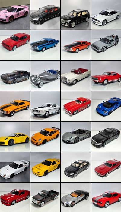 Коллекционные модели машин металлические железные - Доставка