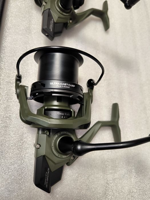 SET 4 Lansete FL FLX30 3.96M 4.0Lbs 2Seg + 4 Mulinete Pro FL FLX 14000