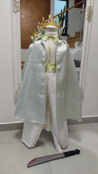 Costumatie Rege Rosu Imparat Verde Print Cavaler Harap Alb Praslea