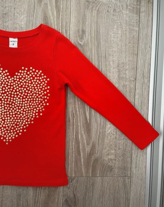 Bluza cu paiete Carters pt.5-6 ani