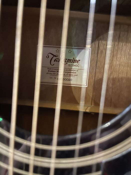 Takamine ED340C 41 akkustik gitara
