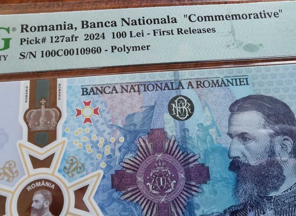 Bancnota numismatica 100 lei, Carol I, serie de tip rotator