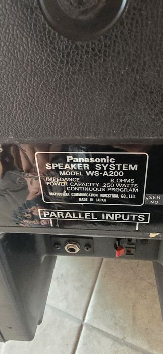 Boxe Panasonic RAMSA WS-A200