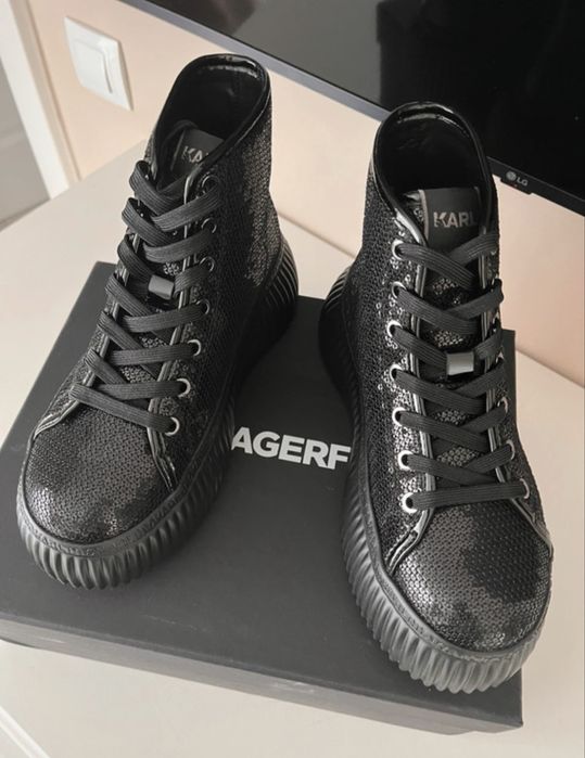 Ghete Karl Lagerfeld marime 36 noi