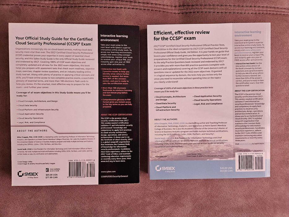 ISC2 CCSP Official Study Guide & Practice Tests Bundle гр. София Красна ...
