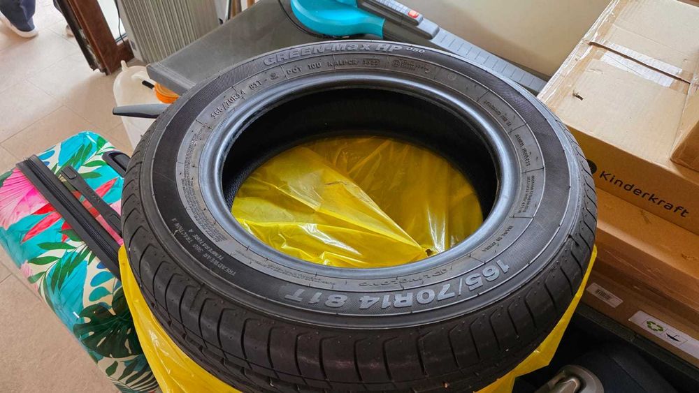 4 Anvelope vară 165/70 R14 Linglong Green-Max HP010 aproape noi