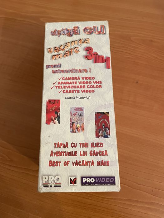 Vacanța Mare 3/1. Trei casete video.Vhs