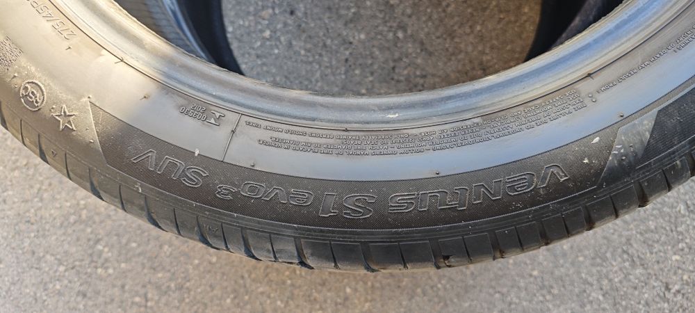 2шт Шины б/у hankook 275/45 R20