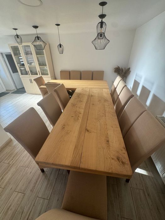 Scaune tapitate lemn masiv