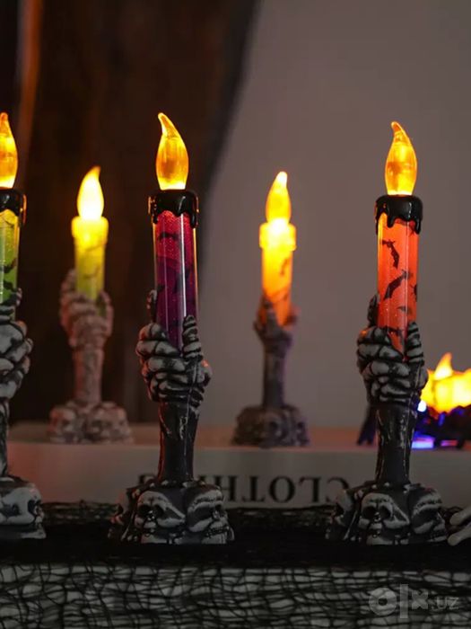 Свеча рука скелета на halloween хэллоуин узбекистан