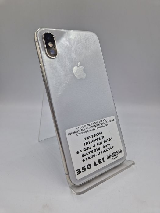 Iphone X 64GB / 4GB RAM 69% Baterie Garantie #54444