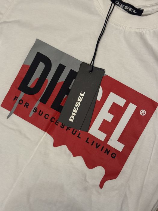 Тениска Diesel Червена и бяла
