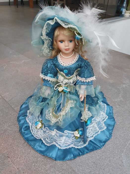 Papusa Ceramica RCO, Stil Victorian, 30CM
