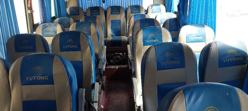 Чехлы на сиденья от автобуса YUTONG