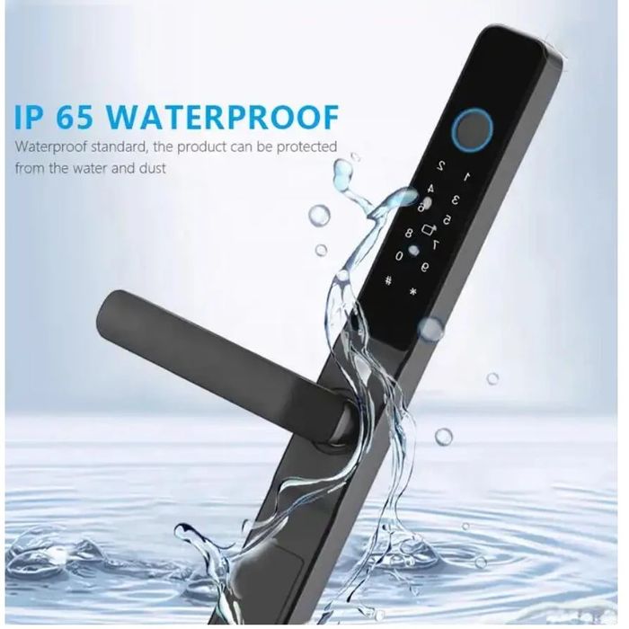 Умный биометрический дверьной замок ES292F Tuya Smart zamok Akfa eshik