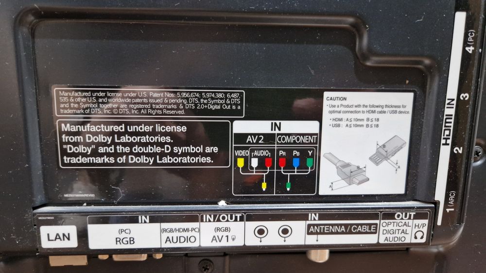 Телевизор LG 42" не смарт