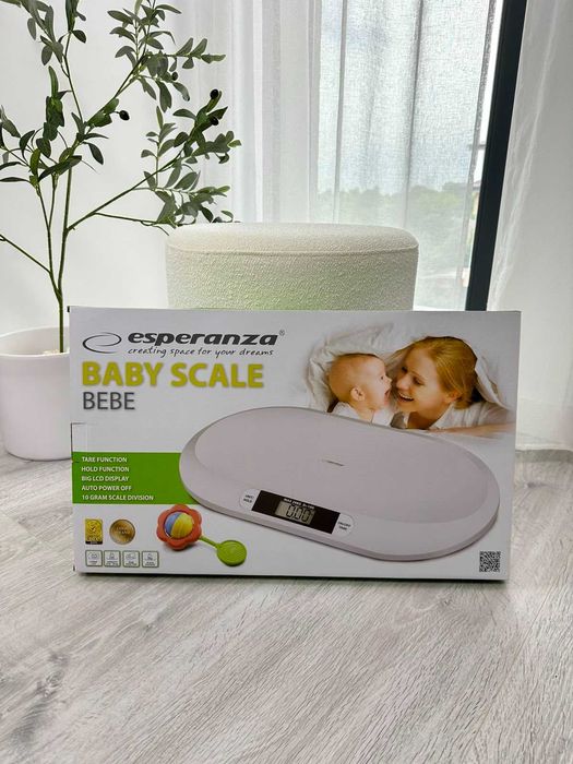 Cântar electronic bebeluși Esperanza Bebe EBS019 – Ca nou, în cutie