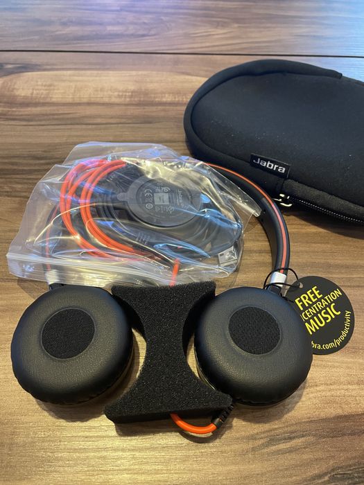 NOI, Casti stereo Jabra Evolve MS 40, microfon, controller, husa