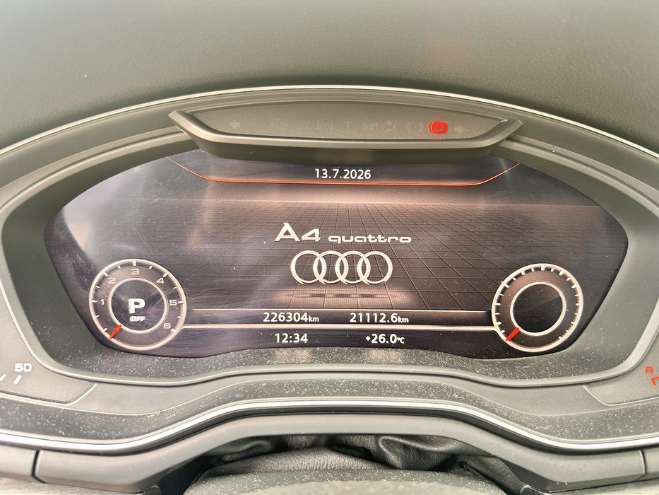 Audi A4 B9 2017 Matrix Virtual Cockpit 2.0 TDI Quattro