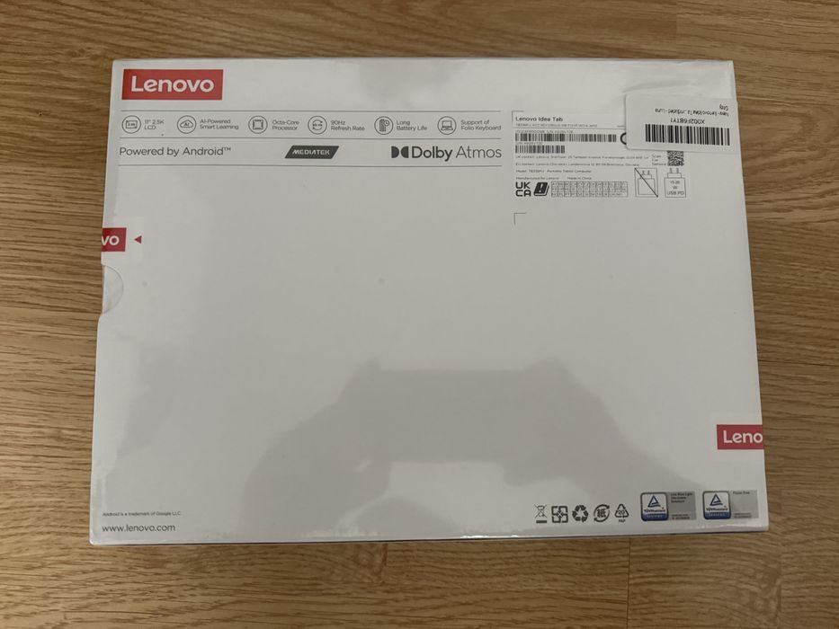 Tableta LENOVO Idea Tab, 11", 8GB RAM, 128GB, Wi-Fi