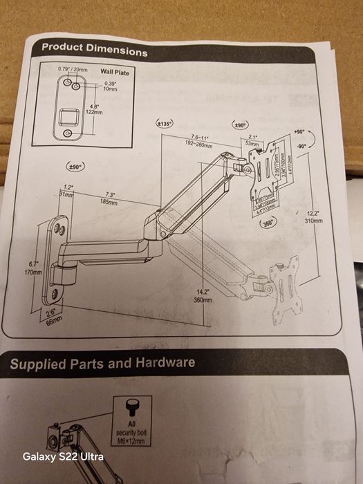Suport pentru perete prindere tv