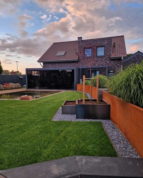 Amenajare curte, spatii verzi , pavele, gazon rulou, sisteme irigare