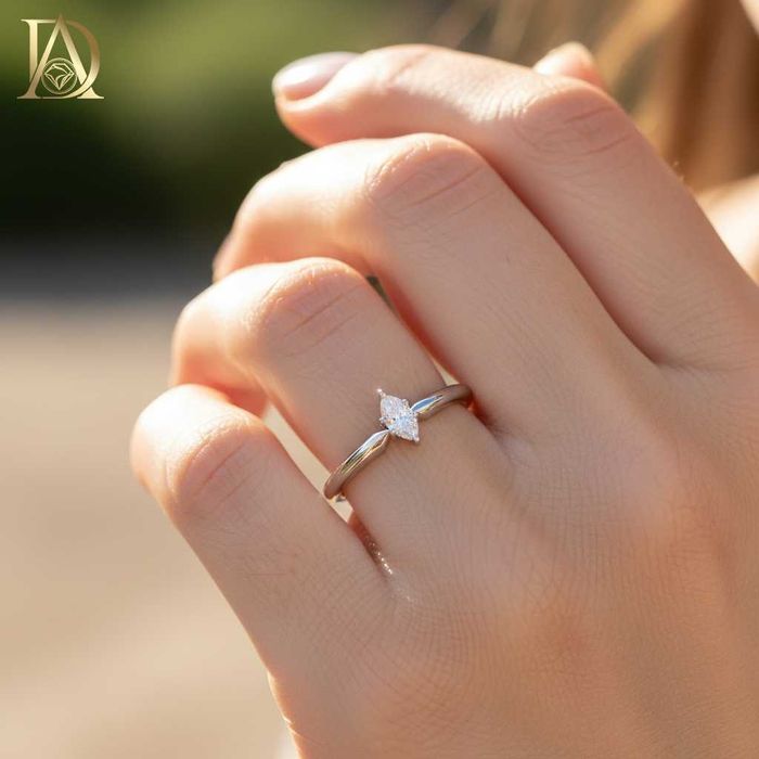 Нов Златен Пръстен с 0.20кт Естествен Диамант